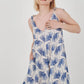 Women's Forest Patterned Strappy Jumpsuit