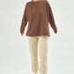 MUNI MUNI - Oversize Sweatshirt - brown