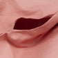 Classic Percale - Duvet Cover Set - Peach with White Piped Edge