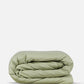 Classic Percale Duvet Cover- Sage Green