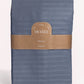 Sateen Stripe - Core Bedding Set - Dark Grey & Grey