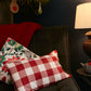 Christmas Checked Cushion Cover - Patterned - Ocoza