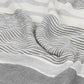 Mollis Muslin Cotton Blanket - Grey Striped