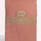 Classic Percale - Duvet Cover Set - Peach with White Piped Edge