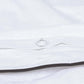 Classic Percale Duvet Cover- White with Anthracite Piped Edge