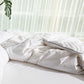Classic Percale - Core Bedding Set - White with Anthracite Piped Edge