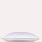 Classic Percale - Duvet Cover Set - White with Peach Piped Edge
