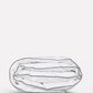 Classic Percale Duvet Cover- White with Anthracite Piped Edge