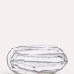Classic Percale - Duvet Cover Set - White with Anthracite Piped Edge