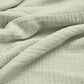 Organic Muslin Baby Blanket - Mint - Ocoza