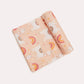 Pink Lama Muslin Baby Cloth - Pink - Ocoza