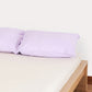 Sateen Stripe Pillowcase 2pcs - Lilac