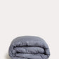 Sateen Stripe - Core Bedding Set - Dark Grey & Grey