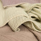 Cocoon Cotton Poncho-Light Green