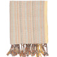 Cotton Meander Peshtemal Towel - Ecru