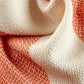 Cotton Peshtemal Towel-Orange & White