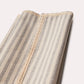 Striped Linen Runner - Grey - Ocoza