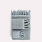Cotton Tassel Towel Set - Grey (3 Towels)