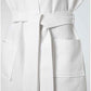 Santorini Cotton Bath Robe - White