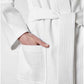 Santorini Cotton Bath Robe - White