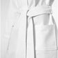 Santorini Cotton Bath Robe - White