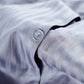 Sateen Stripe - Core Bedding Set - Dark Grey & Grey