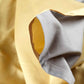 Reversible Percale Duvet Cover - Yellow & Dove Grey