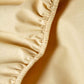 Classic Percale Fitted Sheet - Creme Brule