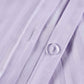 Sateen Stripe - Core Bedding Set - Lilac & White
