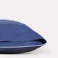 Classic Percale - Core Bedding Set - Navy Blue with White Piped Edge